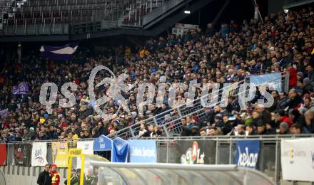 Fussball. 2. Liga. SK Austria Klagenfurt gegen SV Guntamatic Ried.  Fans (Klagenfurt). Klagenfurt, am 21.2.2020.
Foto: Kuess
www.qspictures.net
---
pressefotos, pressefotografie, kuess, qs, qspictures, sport, bild, bilder, bilddatenbank