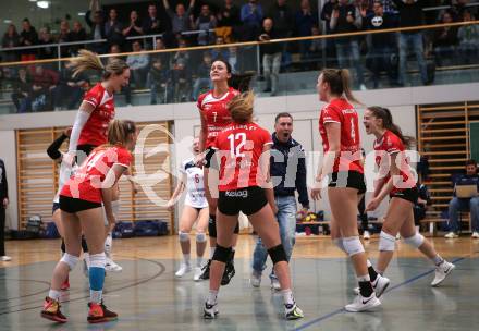 Volleyball. AVL. ATSC Kelag Wildcats Klagenfurt gegen VC Tirol, Jubel Wildcats. Klagenfurt, am 22.2.2020.
Foto: Kuess
---
pressefotos, pressefotografie, kuess, qs, qspictures, sport, bild, bilder, bilddatenbank