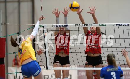 Volleyball. AVL. ATSC Kelag Wildcats Klagenfurt gegen VC Tirol. Ana Bajic, Nikolina Bajic (Wildcats). Klagenfurt, am 22.2.2020.
Foto: Kuess
---
pressefotos, pressefotografie, kuess, qs, qspictures, sport, bild, bilder, bilddatenbank