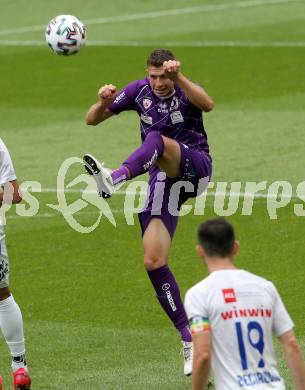 Fussball. 2. Liga. SK Austria Klagenfurt gegen Floridsdorfer AC Wien.  Ivan Saravanja (Klagenfurt). Klagenfurt, am 18.7.2020.
Foto: Kuess
www.qspictures.net
---
pressefotos, pressefotografie, kuess, qs, qspictures, sport, bild, bilder, bilddatenbank