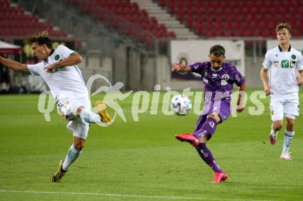 Fussball. 2. Liga. SK Austria Klagenfurt gegen Wacker Innsbruck.  Okan Aydin,  (Klagenfurt). Klagenfurt, am 31.7.2020.
Foto: Kuess
www.qspictures.net
---
pressefotos, pressefotografie, kuess, qs, qspictures, sport, bild, bilder, bilddatenbank