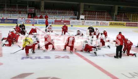 Eishockey Bundesliga. Training KAC.  Klagenfurt, am 3.8.2020.
Foto: Kuess
---
pressefotos, pressefotografie, kuess, qs, qspictures, sport, bild, bilder, bilddatenbank