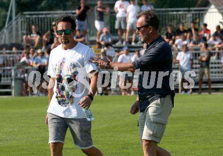 Fussball. Unterliga Ost. Austria Klagenfurt Amateure gegen ASK Klagenfurt. Matthias Dollinger, Trainer Dietmar Thuller  (ASK Klagenfurt). Klagenfurt, 9.8.2020.
Foto: Kuess
---
pressefotos, pressefotografie, kuess, qs, qspictures, sport, bild, bilder, bilddatenbank