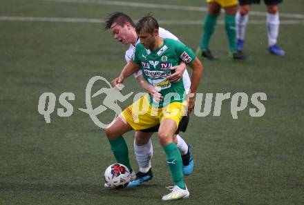 Fussball Regionalliga. Spittal gegen Voecklamarkt.   Michael Fellner (Spittal),   Mattia Olivotto (Voecklamarkt). Spittal, 14.8.2020.
Foto: Kuess
---
pressefotos, pressefotografie, kuess, qs, qspictures, sport, bild, bilder, bilddatenbank