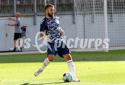 Fussball Testspiel. SK Austria Klagenfurt gegen SC Paderborn 07.  Kosmas Gkezos (Klagenfurt). Klagenfurt, am 19.8.2020.
Foto: Kuess
www.qspictures.net
---
pressefotos, pressefotografie, kuess, qs, qspictures, sport, bild, bilder, bilddatenbank