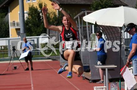 Leichtathletik.  Weitsprung. Lena Marie Cidej (LAC Klagenfurt). Villach, am 8.8.2020.
Foto: Kuess
---
pressefotos, pressefotografie, kuess, qs, qspictures, sport, bild, bilder, bilddatenbank