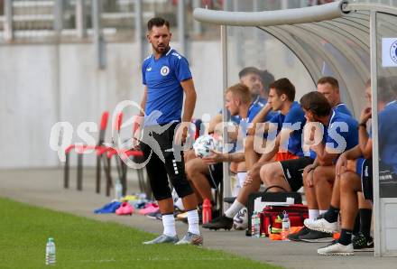 Fussball Testspiel. SK Austria Klagenfurt gegen SC Paderborn 07.  Co-Trainer Sandro Zakany (Klagenfurt). Klagenfurt, am 19.8.2020.
Foto: Kuess
www.qspictures.net
---
pressefotos, pressefotografie, kuess, qs, qspictures, sport, bild, bilder, bilddatenbank