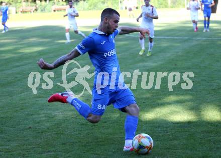 Fussball. Kaerntner Liga. Atus Ferlach gegen SAK.  Nejc Strajnar (SAK). Ferlach, 22.8.2020.
Foto: Kuess
---
pressefotos, pressefotografie, kuess, qs, qspictures, sport, bild, bilder, bilddatenbank