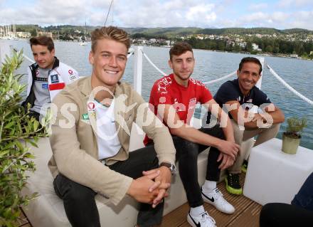 Kaernten Sport. Magnus Oberhauser, Felix Oschmautz, Lukas Kollegger,  Kevin Haselsberger. Velden, 25.8.2020.
Foto: Kuess
---
pressefotos, pressefotografie, kuess, qs, qspictures, sport, bild, bilder, bilddatenbank