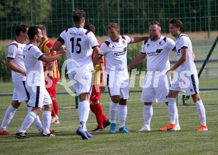 Fussball 1. Klasse C. Glanegg gegen St. Veit. Torjubel  Marco Messner  (St. Veit). Glanegg, am 23.8.2020.
Foto: Kuess
---
pressefotos, pressefotografie, kuess, qs, qspictures, sport, bild, bilder, bilddatenbank