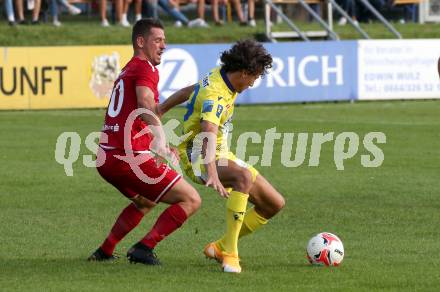 Fussball OEFB Cup. ATSV Wolfsberg gegen St. Poelten.  Patrick Pfennich,  (Wolfsberg), Robert Ljubicic  (St. Poelten). Wolfsberg, am 29.8.2020.
Foto: Kuess
---
pressefotos, pressefotografie, kuess, qs, qspictures, sport, bild, bilder, bilddatenbank