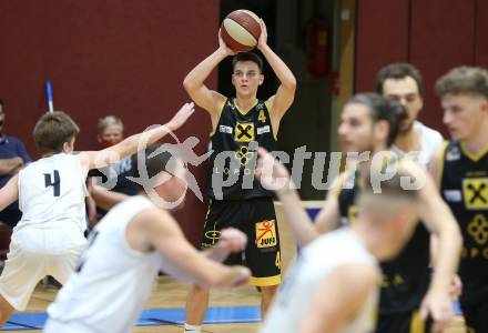 Basketball Austria Cup. Woerthersee Piraten gegen Fuerstenfeld Panthers.  Pascal Laschet (Fuerstenfeld). Klagenfurt, am 20.9.2020.
Foto: Kuess
www.qspictures.net

---
pressefotos, pressefotografie, kuess, qs, qspictures, sport, bild, bilder, bilddatenbank