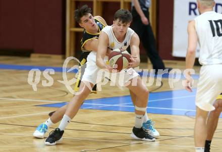 Basketball Austria Cup. Woerthersee Piraten gegen Fuerstenfeld Panthers.  Alexander Pirker (Piraten), Uli Weiss (Fuerstenfeld). Klagenfurt, am 20.9.2020.
Foto: Kuess
www.qspictures.net

---
pressefotos, pressefotografie, kuess, qs, qspictures, sport, bild, bilder, bilddatenbank