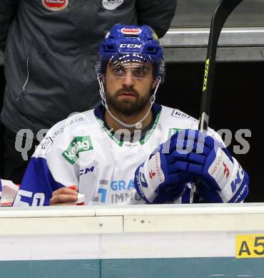 EBEL. Eishockey Bundesliga. VSV gegen EC Red Bull Salzburg. Frederik Allard  (VSV). Villach, am 25.11.2020.
Foto: Kuess
www.qspictures.net
---
pressefotos, pressefotografie, kuess, qs, qspictures, sport, bild, bilder, bilddatenbank