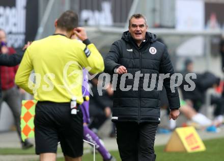 Fussball 2. Liga. SK Austria Klagenfurt gegen  SC Austria Lustenau.  Trainer Robert Micheu (Klagenfurt). Klagenfurt, am 29.11.2020.
Foto: Kuess
www.qspictures.net
---
pressefotos, pressefotografie, kuess, qs, qspictures, sport, bild, bilder, bilddatenbank