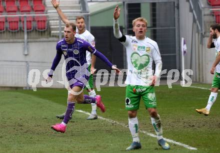 Fussball 2. Liga. SK Austria Klagenfurt gegen  SC Austria Lustenau.  Torjubel Benjamin Hadzic (Klagenfurt). Klagenfurt, am 29.11.2020.
Foto: Kuess
www.qspictures.net
---
pressefotos, pressefotografie, kuess, qs, qspictures, sport, bild, bilder, bilddatenbank