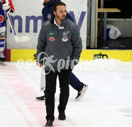 EBEL. Eishockey Bundesliga. VSV gegen KAC.  Co-Trainer Marco Pewal (VSV). Villach, am 1.12.2020.
Foto: Kuess
www.qspictures.net
---
pressefotos, pressefotografie, kuess, qs, qspictures, sport, bild, bilder, bilddatenbank