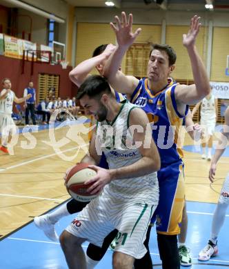 Basketball Zweite Liga 2020/2021. Grunddurchgang 10. Runde. KOS Celovec gegen BBU Salzburg. Marin Sliskovic (KOS Celovec), Guillermo SÃ¡nchez Daza  (BBU Salzburg). Klagenfurt, am 5.12.2020.
Foto: Kuess
www.qspictures.net

---
pressefotos, pressefotografie, kuess, qs, qspictures, sport, bild, bilder, bilddatenbank