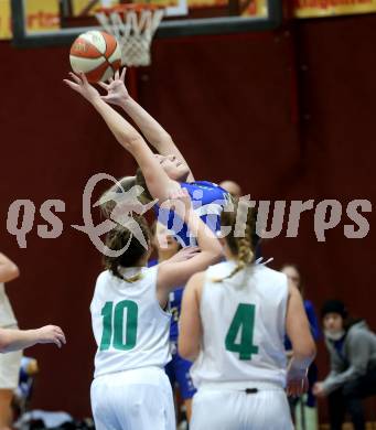 Basketball Damen Superliga 2020/2021. Grunddurchgang 7. Runde.  KOS Celovec Damen gegen DBB LZ OOE. Anna Kowatsch (KOS Celovec), Sonja Andjelkovic (OOE). Klagenfurt, am 5.12.2020.
Foto: Kuess
www.qspictures.net

---
pressefotos, pressefotografie, kuess, qs, qspictures, sport, bild, bilder, bilddatenbank