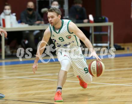 Basketball Zweite Liga 2020/2021. Grunddurchgang 10. Runde. KOS Celovec gegen BBU Salzburg. Tim Huber (KOS Celovec). Klagenfurt, am 5.12.2020.
Foto: Kuess
www.qspictures.net

---
pressefotos, pressefotografie, kuess, qs, qspictures, sport, bild, bilder, bilddatenbank