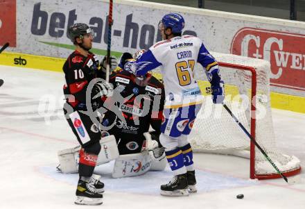 EBEL. Eishockey Bundesliga. VSV gegen Bratislava Capitals.  Torjubel Jordan Caron (VSV). Villach, am 8.12.2020.
Foto: Kuess
www.qspictures.net
---
pressefotos, pressefotografie, kuess, qs, qspictures, sport, bild, bilder, bilddatenbank