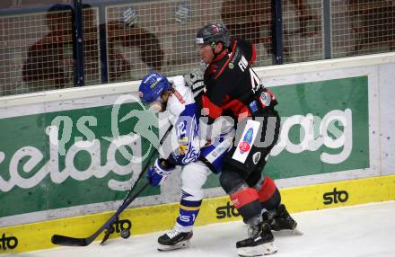 EBEL. Eishockey Bundesliga. VSV gegen Bratislava Capitals.  Patrick Bjorkstrand,  (VSV), Matthew Nicholas Finn (Bratislava). Villach, am 8.12.2020.
Foto: Kuess
www.qspictures.net
---
pressefotos, pressefotografie, kuess, qs, qspictures, sport, bild, bilder, bilddatenbank