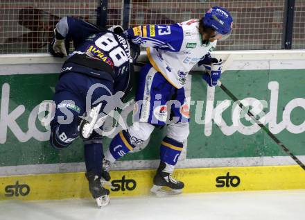 EBEL. Eishockey Bundesliga. VSV gegen Hydro Fehervar AV 19. Martin Ulmer,   (VSV), Tamas Robert Sarpatki (Alba Volan). Villach, am 10.12.2020.
Foto: Kuess
www.qspictures.net
---
pressefotos, pressefotografie, kuess, qs, qspictures, sport, bild, bilder, bilddatenbank