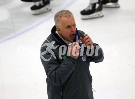 EBEL. Eishockey Bundesliga. VSV gegen HCB Suedtirol Alperia. Trainer Rob Daum  (VSV). Villach, am 22.12.2020.
Foto: Kuess
www.qspictures.net
---
pressefotos, pressefotografie, kuess, qs, qspictures, sport, bild, bilder, bilddatenbank