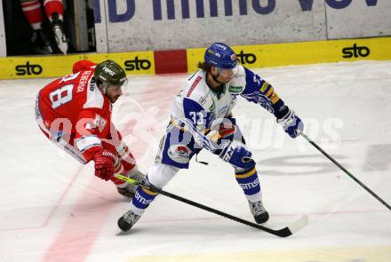 EBEL. Eishockey Bundesliga. VSV gegen HCB Suedtirol Alperia. Ulmer Martin  (VSV), Alberga Domenico (Bozen). Villach, am 22.12.2020.
Foto: Kuess
www.qspictures.net
---
pressefotos, pressefotografie, kuess, qs, qspictures, sport, bild, bilder, bilddatenbank