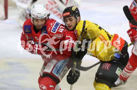 EBEL. Eishockey Bundesliga. KAC gegen	spusu Vienna Capitals. Marcel Witting,  (KAC), Benjamin Nissner (Vienna Capitals). Klagenfurt, am 22.12.2020.
Foto: Kuess
www.qspictures.net

---
pressefotos, pressefotografie, kuess, qs, qspictures, sport, bild, bilder, bilddatenbank