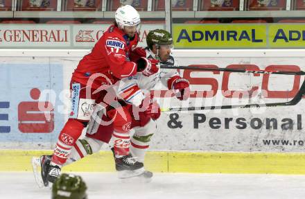 EBEL. Eishockey Bundesliga. KAC gegen	HCB Suedtirol Alperia. Manuel Ganahl, (KAC), Halmo Michael (Bozen). Klagenfurt, am 17.1.2021.
Foto: Kuess
www.qspictures.net

---
pressefotos, pressefotografie, kuess, qs, qspictures, sport, bild, bilder, bilddatenbank