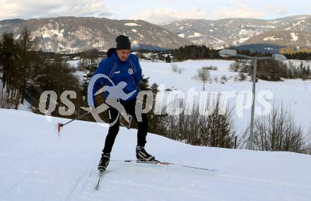 Fussball 2. Liga. Langlauf. Training SK Austria Klagenfurt.   Patrick Greil. Villach, Alpenarena, am 20.1.2021.
Foto: Kuess
---
pressefotos, pressefotografie, kuess, qs, qspictures, sport, bild, bilder, bilddatenbank