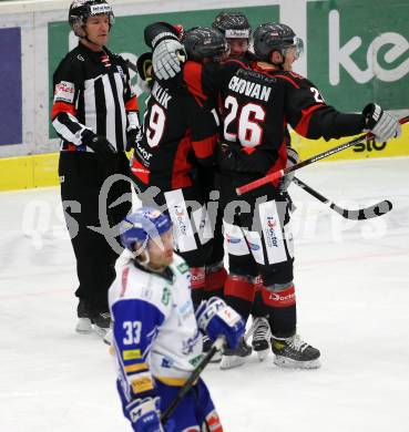 EBEL. Eishockey Bundesliga. VSV gegen Bratislava Capitals.  Torjubel (Bratislava). Villach, am 29.1.2021.
Foto: Kuess
www.qspictures.net
---
pressefotos, pressefotografie, kuess, qs, qspictures, sport, bild, bilder, bilddatenbank