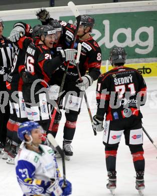 EBEL. Eishockey Bundesliga. VSV gegen Bratislava Capitals.  Torjubel (Bratislava). Villach, am 29.1.2021.
Foto: Kuess
www.qspictures.net
---
pressefotos, pressefotografie, kuess, qs, qspictures, sport, bild, bilder, bilddatenbank