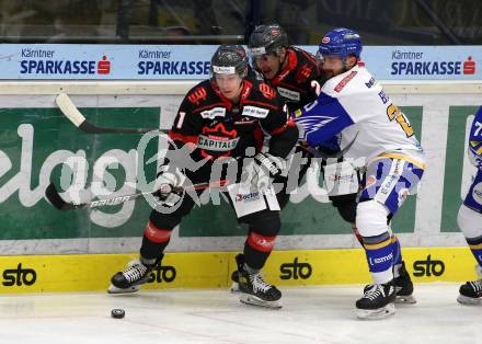 EBEL. Eishockey Bundesliga. VSV gegen Bratislava Capitals.  Nico Brunner,  (VSV), Jakub Kover (Bratislava). Villach, am 29.1.2021.
Foto: Kuess
www.qspictures.net
---
pressefotos, pressefotografie, kuess, qs, qspictures, sport, bild, bilder, bilddatenbank