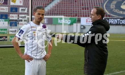 Fussball 2. Liga. SK Austria Klagenfurt gegen  FC Mohren Dornbirn.  Patrick Greil, Christian Rosenzopf (Klagenfurt). Klagenfurt, am 6.3.2021.
Foto: Kuess
www.qspictures.net
---
pressefotos, pressefotografie, kuess, qs, qspictures, sport, bild, bilder, bilddatenbank