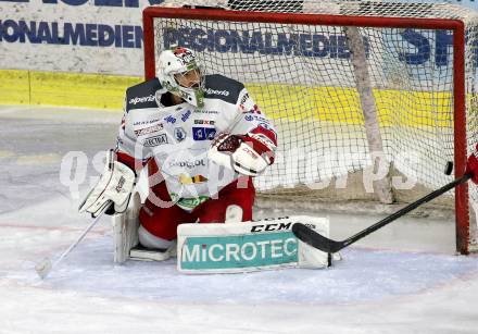 EBEL. Eishockey Bundesliga. KAC gegen	HCB Suedtirol Alperia. Leland Irving   (Bozen). Klagenfurt, am 18.4.2021.
Foto: Kuess
www.qspictures.net

---
pressefotos, pressefotografie, kuess, qs, qspictures, sport, bild, bilder, bilddatenbank