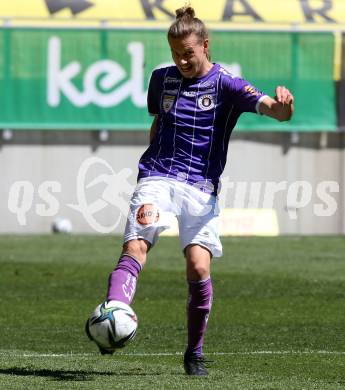 Fussball 2. Liga. SK Austria Klagenfurt gegen FC Juniors OOE.  Patrick Greil (Klagenfurt). Klagenfurt, am 9.5.2021.
Foto: Kuess
www.qspictures.net
---
pressefotos, pressefotografie, kuess, qs, qspictures, sport, bild, bilder, bilddatenbank