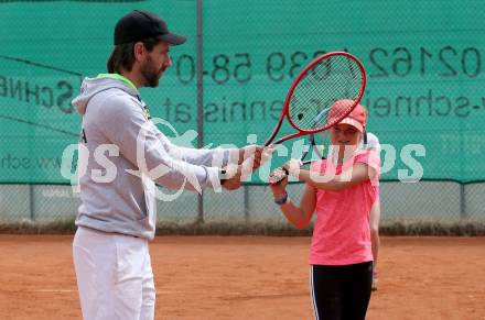 Tennis. Nachwuchstraining mit Juergen Melzer. Poertschach, am 29.4.2021.
Foto: Kuess
www.qspictures.net

---
pressefotos, pressefotografie, kuess, qs, qspictures, sport, bild, bilder, bilddatenbank