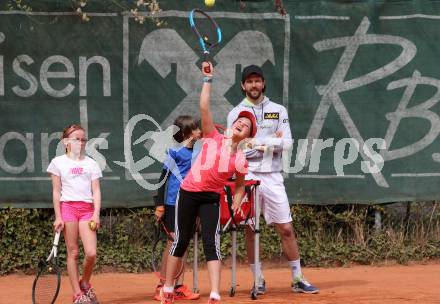 Tennis. Nachwuchstraining mit Juergen Melzer. Poertschach, am 29.4.2021.
Foto: Kuess
www.qspictures.net

---
pressefotos, pressefotografie, kuess, qs, qspictures, sport, bild, bilder, bilddatenbank