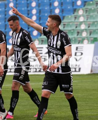 Fussball. Bundesliga. RZ Pellets WAC gegen LASK. Torjubel Reinhold Ranftl  (LASK). Wolfsberg, am 12.5.2021.
Foto: Kuess
www.qspictures.net

---
pressefotos, pressefotografie, kuess, qs, qspictures, sport, bild, bilder, bilddatenbank