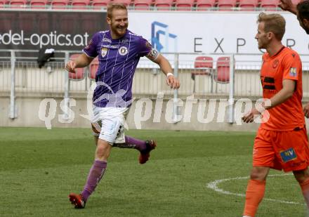 Fussball 2. Liga. SK Austria Klagenfurt gegen SV Horn. Torjubel Markus Rusek  (Klagenfurt). Klagenfurt, am 16.5.2021.
Foto: Kuess
www.qspictures.net
---
pressefotos, pressefotografie, kuess, qs, qspictures, sport, bild, bilder, bilddatenbank