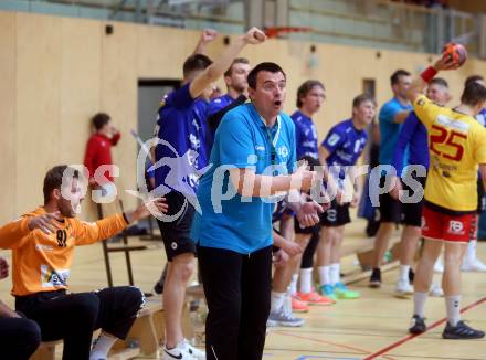 Handball spusu Liga. SC Ferlach gegen UHK Krems. Trainer Uros Serbec  (Ferlach). Ferlach, am 15.5.2021.
Foto: Kuess
www.qspictures.net
---
pressefotos, pressefotografie, kuess, qs, qspictures, sport, bild, bilder, bilddatenbank