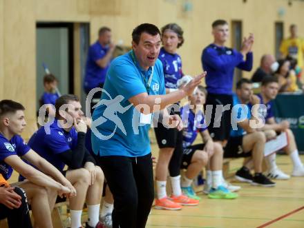 Handball spusu Liga. SC Ferlach gegen UHK Krems.  Trainer Uros Serbec  (Ferlach). Ferlach, am 15.5.2021.
Foto: Kuess
www.qspictures.net
---
pressefotos, pressefotografie, kuess, qs, qspictures, sport, bild, bilder, bilddatenbank