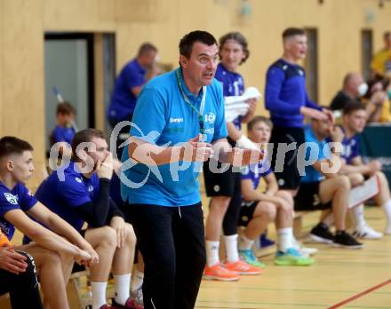 Handball spusu Liga. SC Ferlach gegen UHK Krems. Trainer Uros Serbec  (Ferlach). Ferlach, am 15.5.2021.
Foto: Kuess
www.qspictures.net
---
pressefotos, pressefotografie, kuess, qs, qspictures, sport, bild, bilder, bilddatenbank