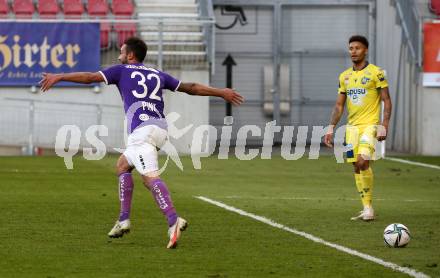 Fussball. Bundesliga Relegation. SK Austria Klagenfurt gegen St. Poelten.   Torjubel Markus Pink (Klagenfurt). Klagenfurt, am 26.5.2021.
Foto: Kuess
www.qspictures.net
---
pressefotos, pressefotografie, kuess, qs, qspictures, sport, bild, bilder, bilddatenbank