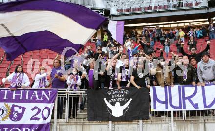 Fussball. Bundesliga Relegation. SK Austria Klagenfurt gegen St. Poelten.   Fans (Klagenfurt). Klagenfurt, am 26.5.2021.
Foto: Kuess
www.qspictures.net
---
pressefotos, pressefotografie, kuess, qs, qspictures, sport, bild, bilder, bilddatenbank