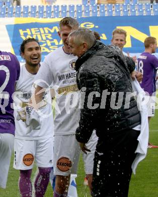 Fussball. Bundesliga Relegation. St. Poelten gegen SK Austria Klagenfurt .   Meisterjubel Austria Klagenfurt.  Trainer Peter Pacult. Klagenfurt, am 29.5.2021.
Foto: Kuess
www.qspictures.net
---
pressefotos, pressefotografie, kuess, qs, qspictures, sport, bild, bilder, bilddatenbank