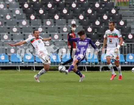 Fussball. Bundesliga. RZ Pellets WAC gegen FK Austria Wien. Christopher Wernitznig,  (WAC), Dominik Fitz (Wien). Wolfsberg, am 30.5.2021.
Foto: Kuess
www.qspictures.net

---
pressefotos, pressefotografie, kuess, qs, qspictures, sport, bild, bilder, bilddatenbank