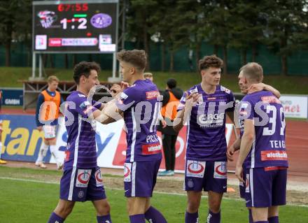 Fussball. Bundesliga. RZ Pellets WAC gegen FK Austria Wien. Torjubel  (Wien). Wolfsberg, am 30.5.2021.
Foto: Kuess
www.qspictures.net

---
pressefotos, pressefotografie, kuess, qs, qspictures, sport, bild, bilder, bilddatenbank